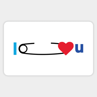 Safety Pin Unity Sticker